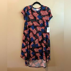 NWT LulaRoe American flag Carly